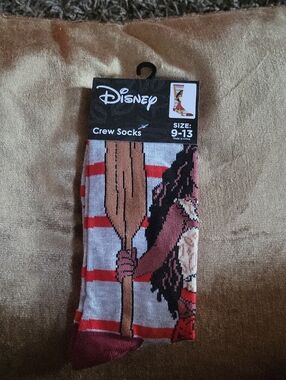 Disney Moana Paddle Design Crew Socks